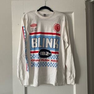 Blink 182 Tour Long Sleeve Tshirt - Men’s Size Medium - Graphic Band Tee